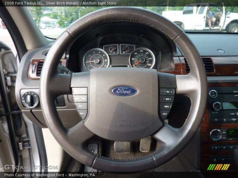 Silver Birch Metallic / Medium Light Stone 2008 Ford Taurus SEL