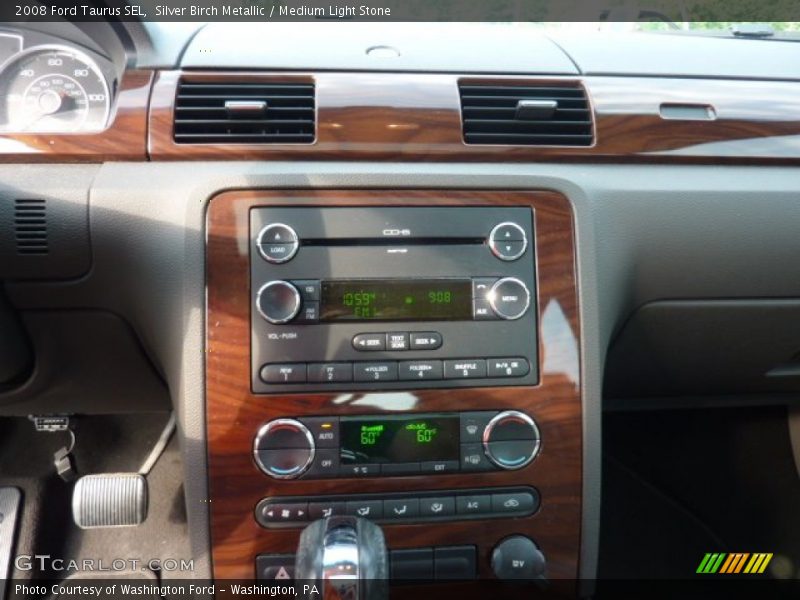 Silver Birch Metallic / Medium Light Stone 2008 Ford Taurus SEL