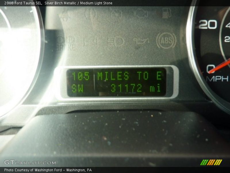 Silver Birch Metallic / Medium Light Stone 2008 Ford Taurus SEL