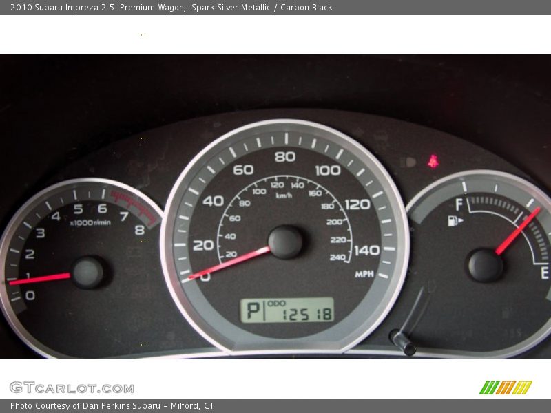  2010 Impreza 2.5i Premium Wagon 2.5i Premium Wagon Gauges