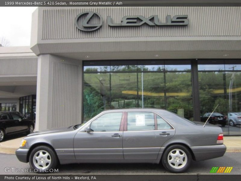 Moonstone Grey Metallic / Ash 1999 Mercedes-Benz S 420 Sedan