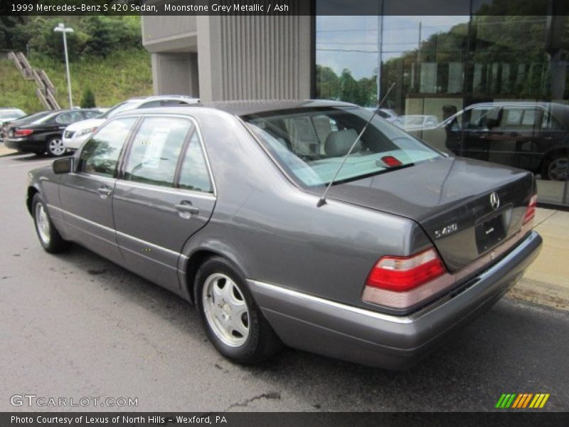 Moonstone Grey Metallic / Ash 1999 Mercedes-Benz S 420 Sedan
