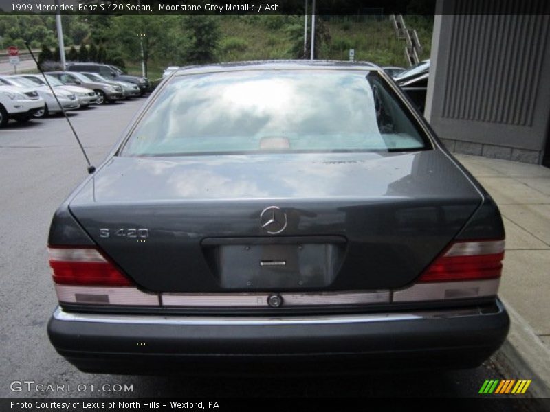 Moonstone Grey Metallic / Ash 1999 Mercedes-Benz S 420 Sedan