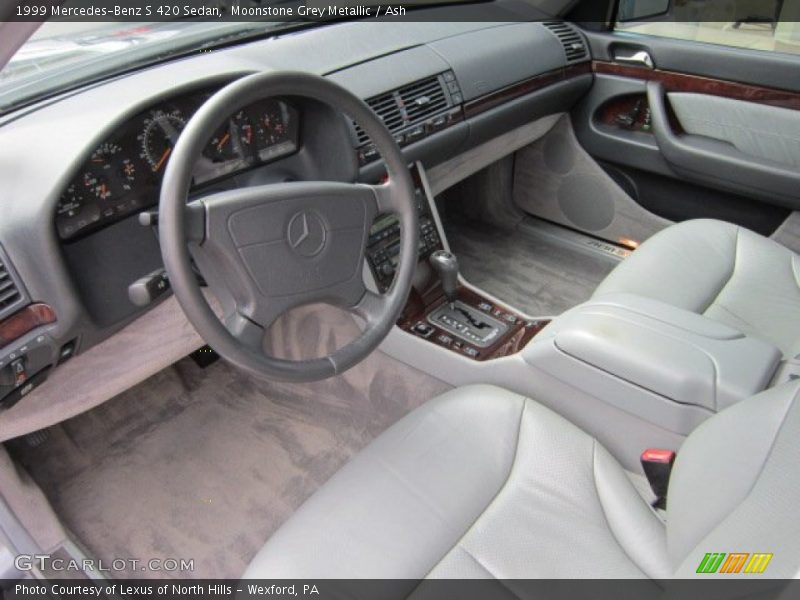  1999 S 420 Sedan Ash Interior