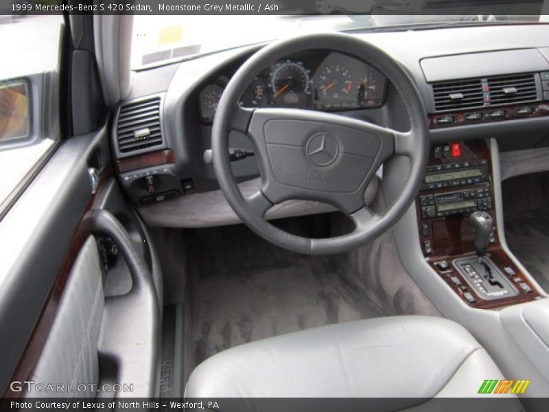 Moonstone Grey Metallic / Ash 1999 Mercedes-Benz S 420 Sedan