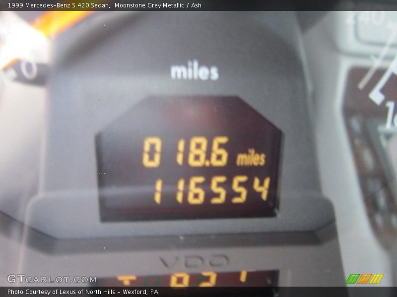 Moonstone Grey Metallic / Ash 1999 Mercedes-Benz S 420 Sedan