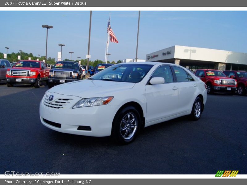 Super White / Bisque 2007 Toyota Camry LE