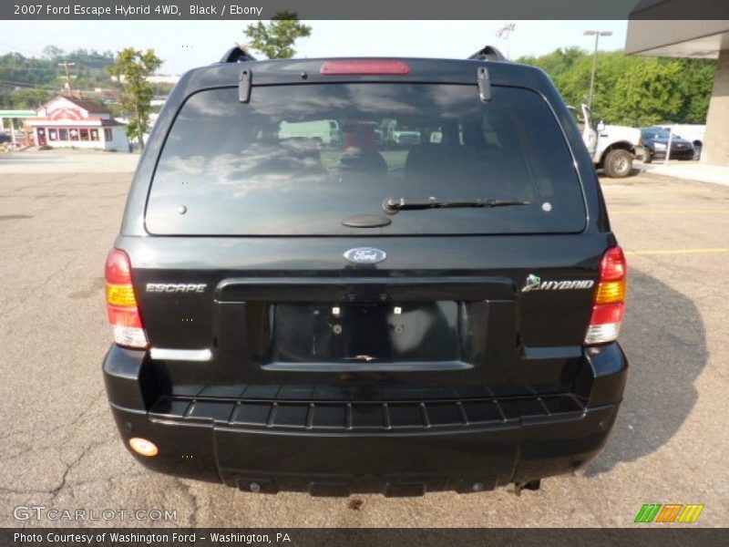 Black / Ebony 2007 Ford Escape Hybrid 4WD
