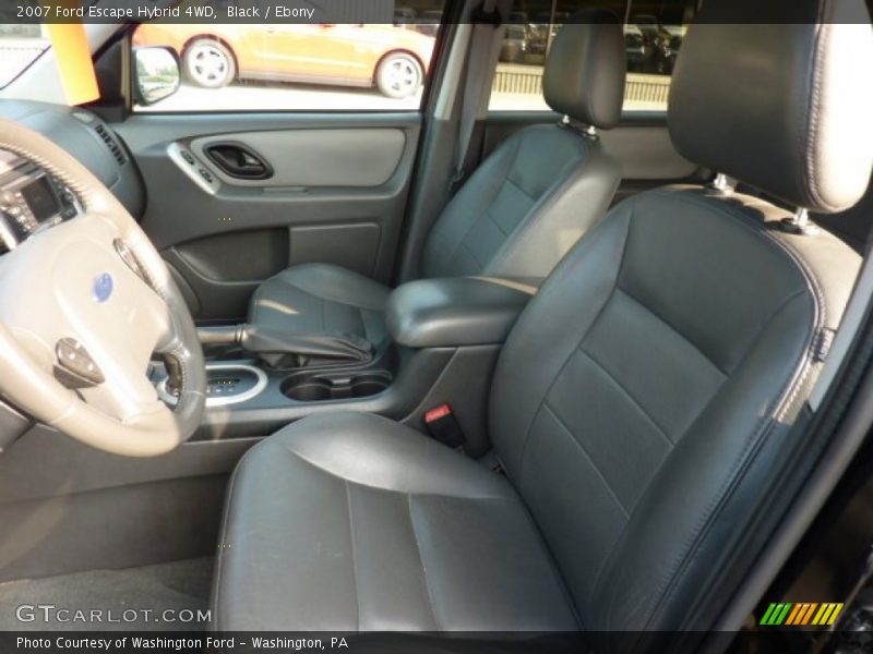  2007 Escape Hybrid 4WD Ebony Interior