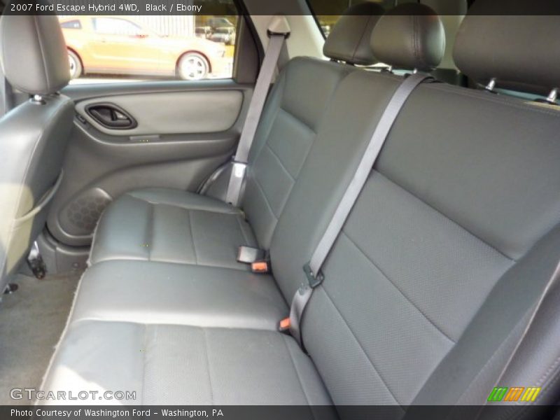  2007 Escape Hybrid 4WD Ebony Interior
