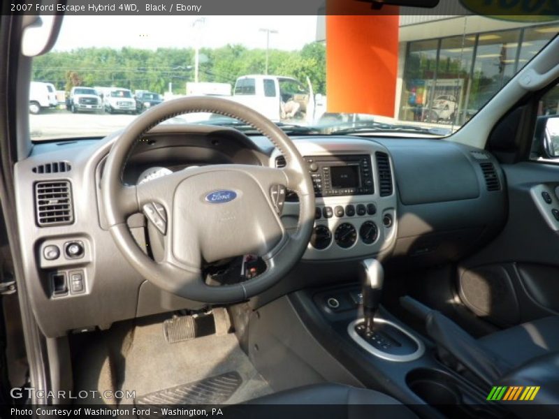 Black / Ebony 2007 Ford Escape Hybrid 4WD