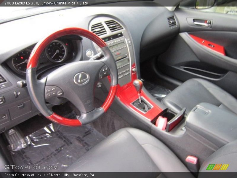Smoky Granite Mica / Black 2008 Lexus ES 350