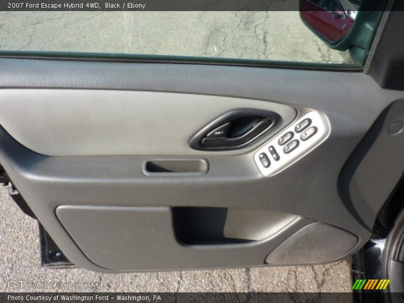 Black / Ebony 2007 Ford Escape Hybrid 4WD