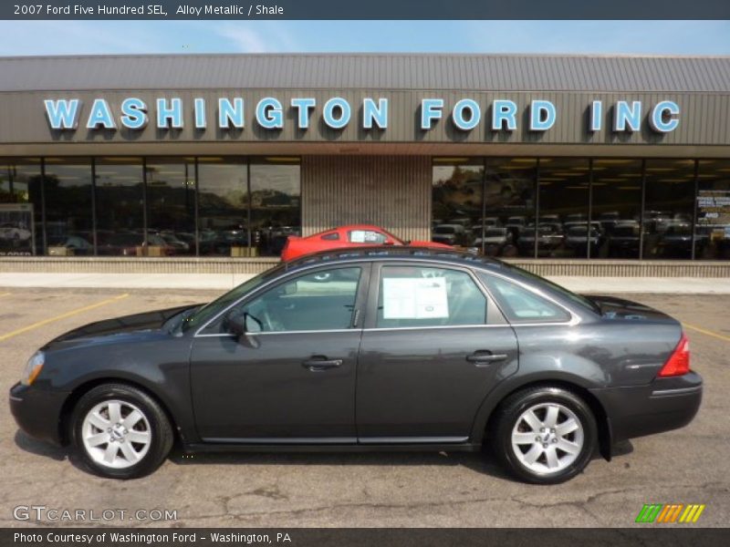 Alloy Metallic / Shale 2007 Ford Five Hundred SEL