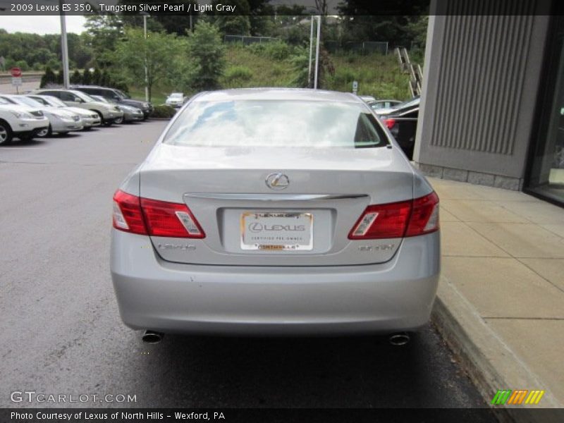 Tungsten Silver Pearl / Light Gray 2009 Lexus ES 350