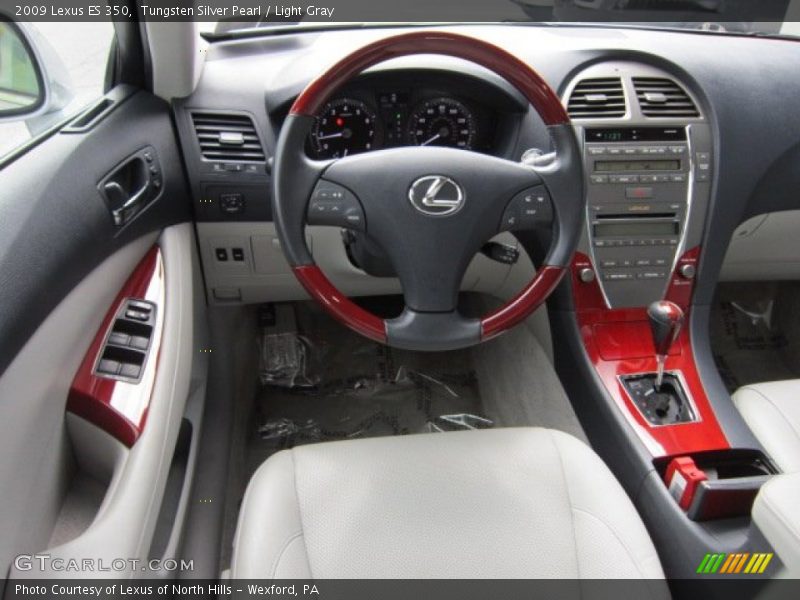 Tungsten Silver Pearl / Light Gray 2009 Lexus ES 350
