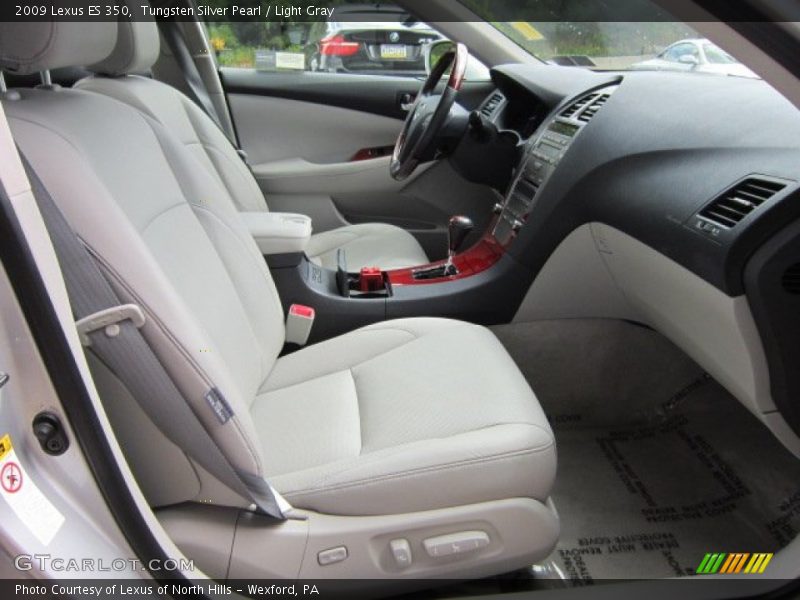 Tungsten Silver Pearl / Light Gray 2009 Lexus ES 350