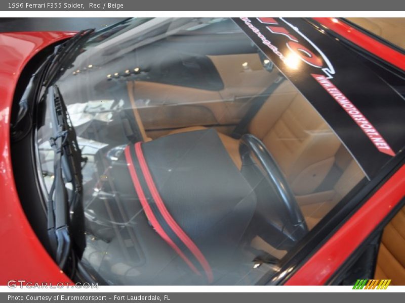 Red / Beige 1996 Ferrari F355 Spider