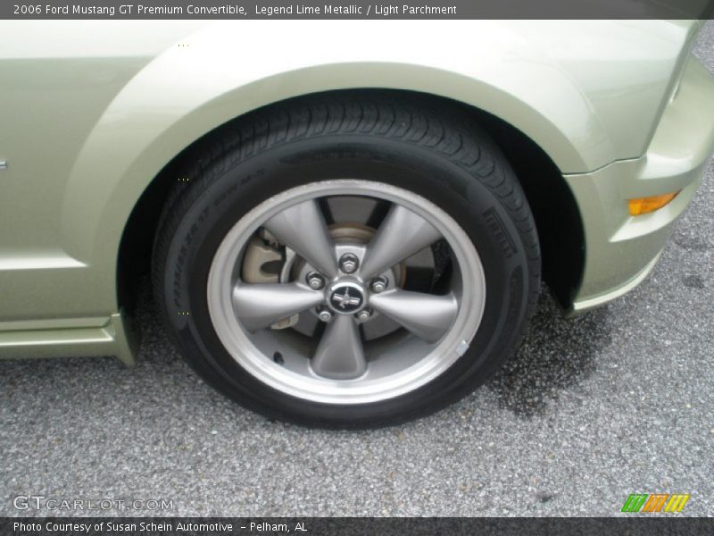 Legend Lime Metallic / Light Parchment 2006 Ford Mustang GT Premium Convertible