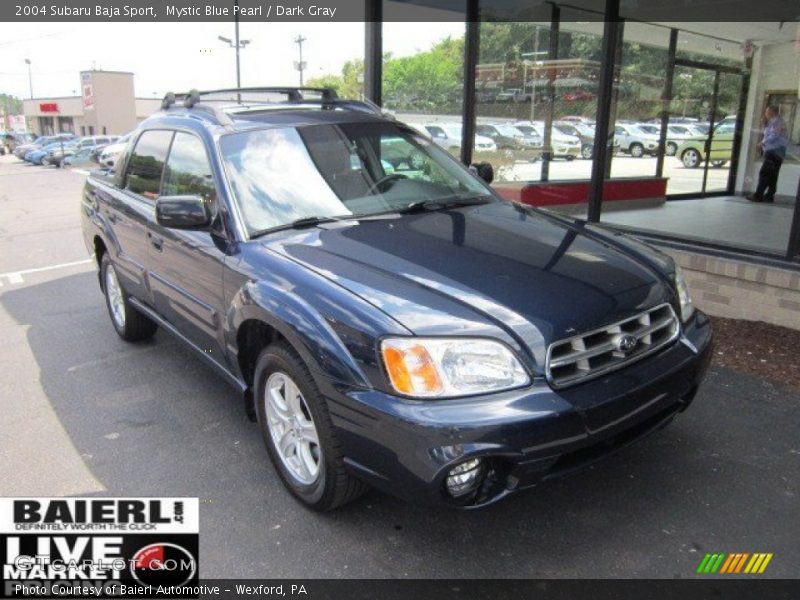 Mystic Blue Pearl / Dark Gray 2004 Subaru Baja Sport