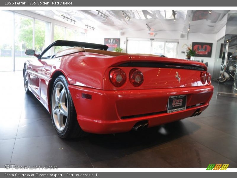 Red / Beige 1996 Ferrari F355 Spider