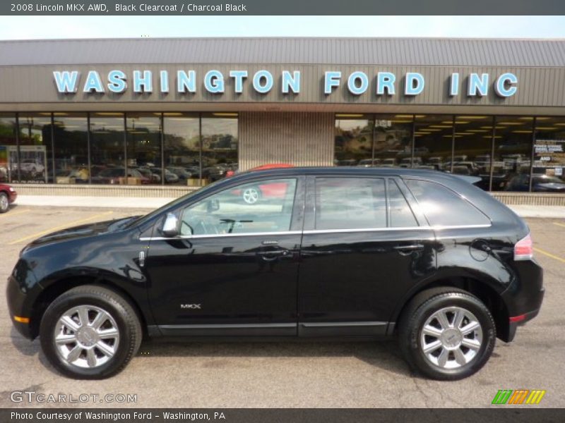 Black Clearcoat / Charcoal Black 2008 Lincoln MKX AWD