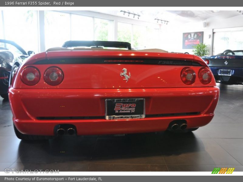 Red / Beige 1996 Ferrari F355 Spider