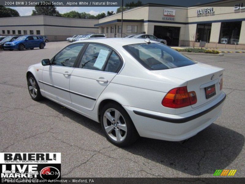 Alpine White / Natural Brown 2004 BMW 3 Series 330xi Sedan