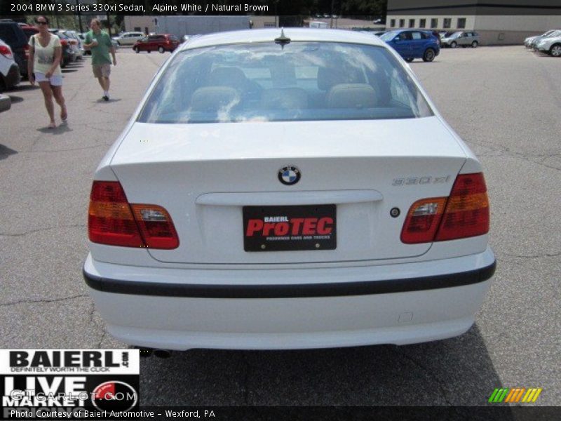 Alpine White / Natural Brown 2004 BMW 3 Series 330xi Sedan