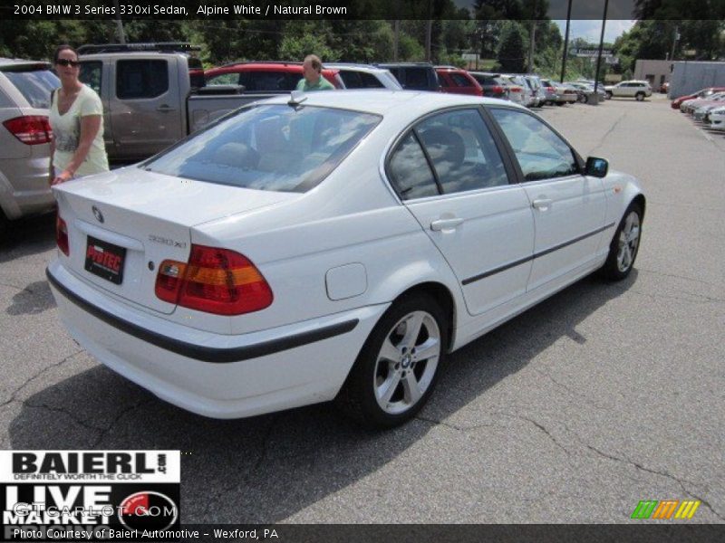 Alpine White / Natural Brown 2004 BMW 3 Series 330xi Sedan