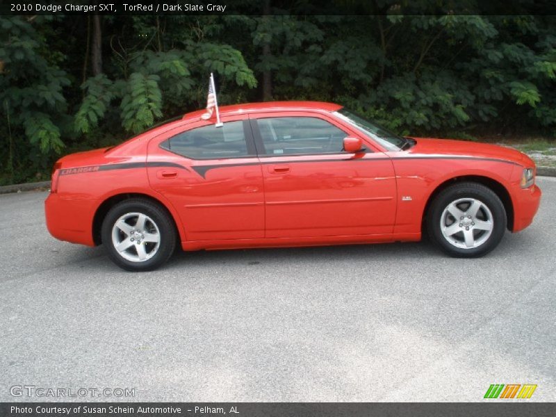 TorRed / Dark Slate Gray 2010 Dodge Charger SXT
