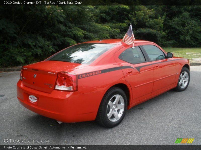 TorRed / Dark Slate Gray 2010 Dodge Charger SXT