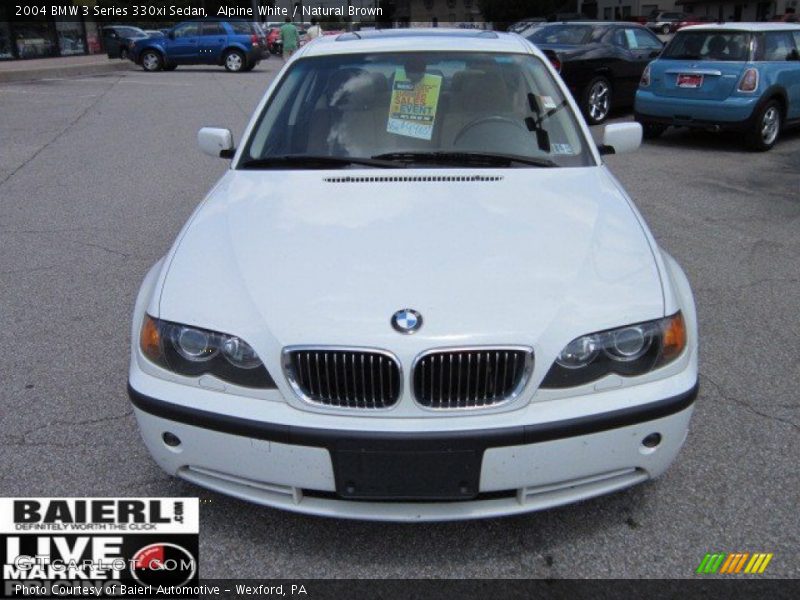 Alpine White / Natural Brown 2004 BMW 3 Series 330xi Sedan