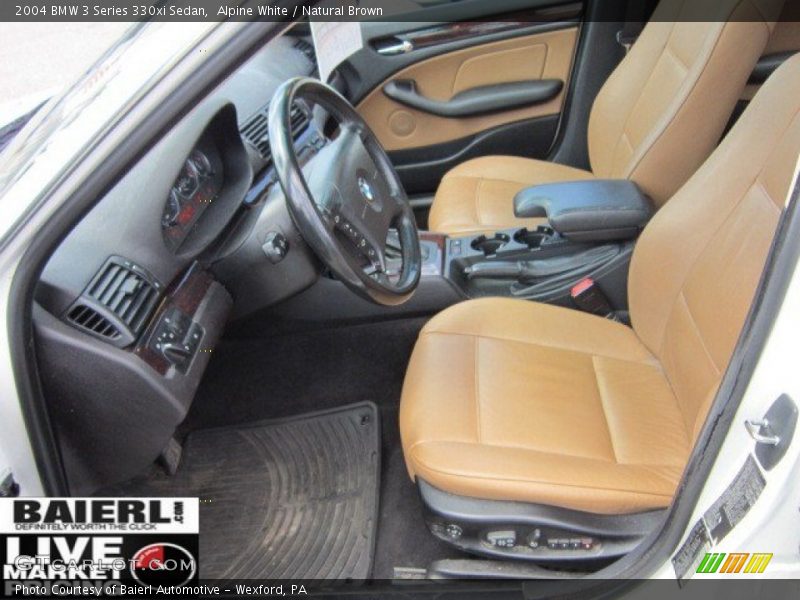 Alpine White / Natural Brown 2004 BMW 3 Series 330xi Sedan