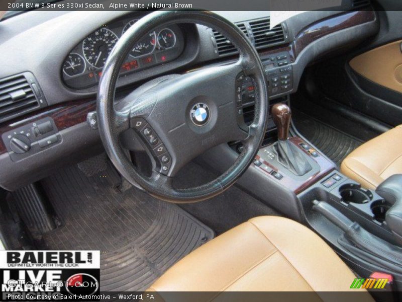 Alpine White / Natural Brown 2004 BMW 3 Series 330xi Sedan