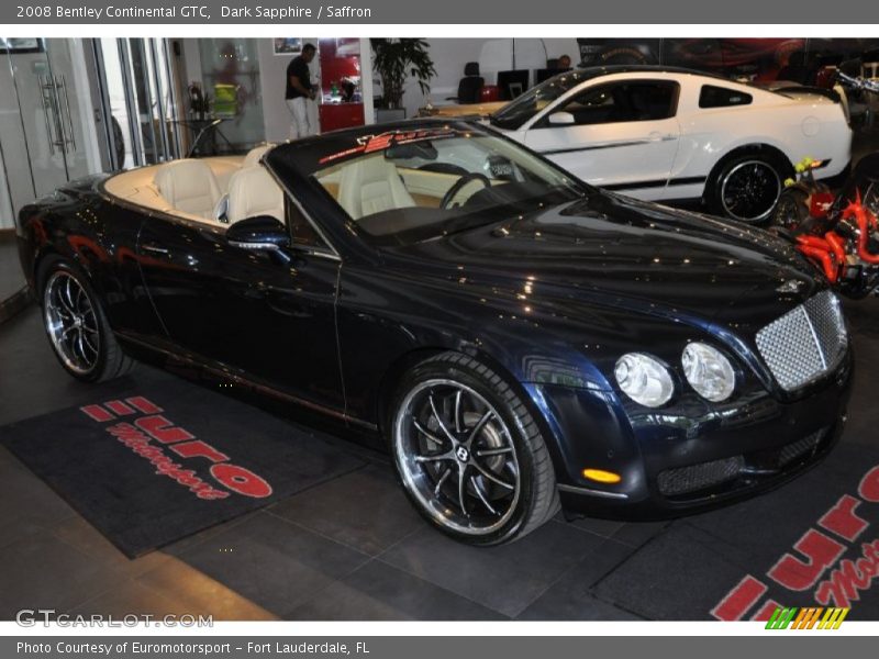 Dark Sapphire / Saffron 2008 Bentley Continental GTC