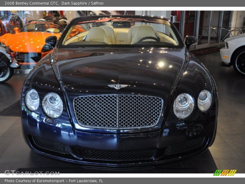 Dark Sapphire / Saffron 2008 Bentley Continental GTC