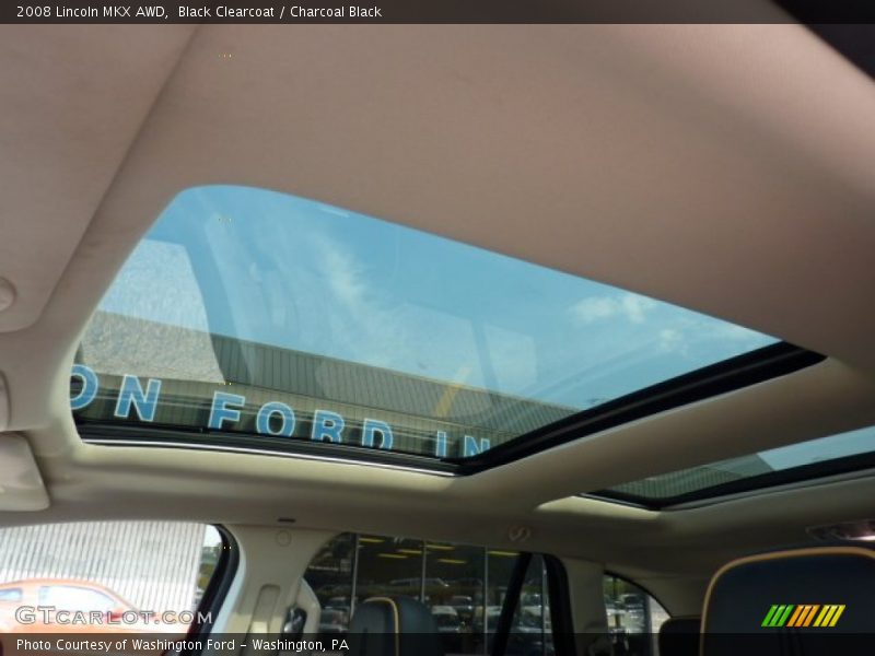 Black Clearcoat / Charcoal Black 2008 Lincoln MKX AWD