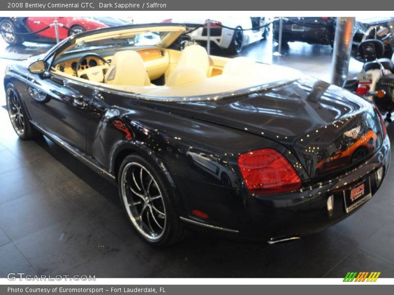 Dark Sapphire / Saffron 2008 Bentley Continental GTC