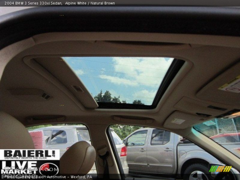 Alpine White / Natural Brown 2004 BMW 3 Series 330xi Sedan