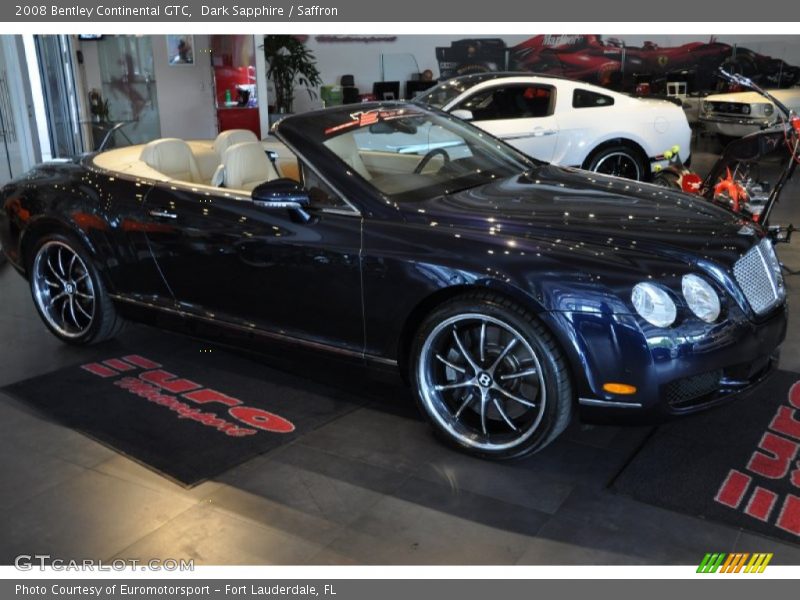 Dark Sapphire / Saffron 2008 Bentley Continental GTC