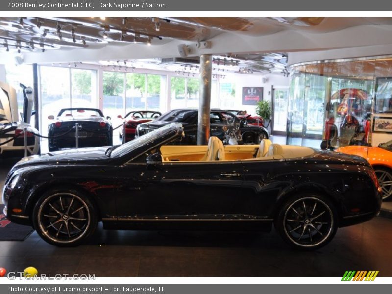 Dark Sapphire / Saffron 2008 Bentley Continental GTC