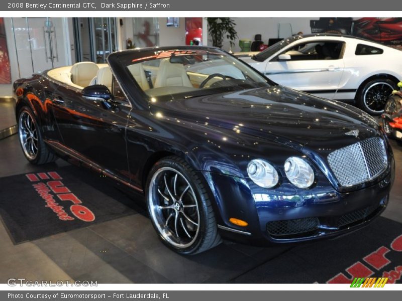 Dark Sapphire / Saffron 2008 Bentley Continental GTC