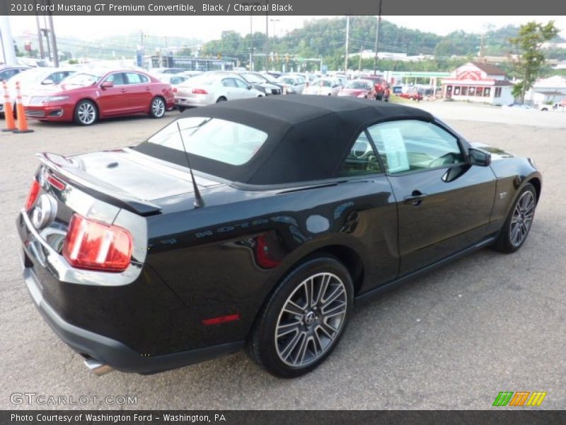 Black / Charcoal Black 2010 Ford Mustang GT Premium Convertible