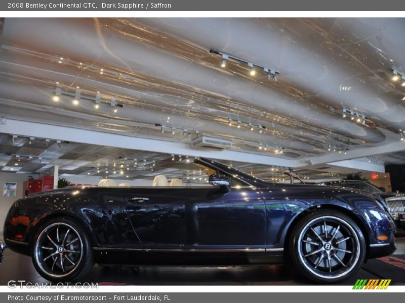 Dark Sapphire / Saffron 2008 Bentley Continental GTC