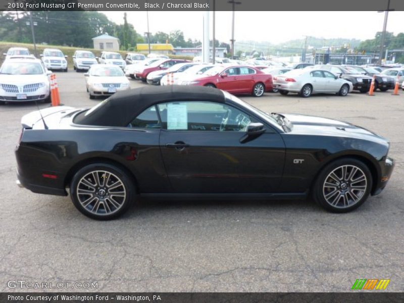 Black / Charcoal Black 2010 Ford Mustang GT Premium Convertible
