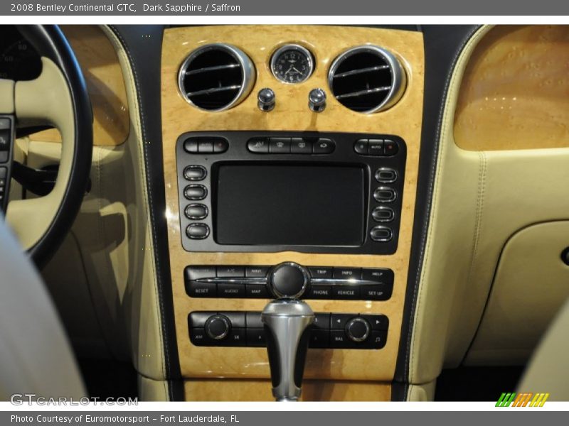 Dark Sapphire / Saffron 2008 Bentley Continental GTC