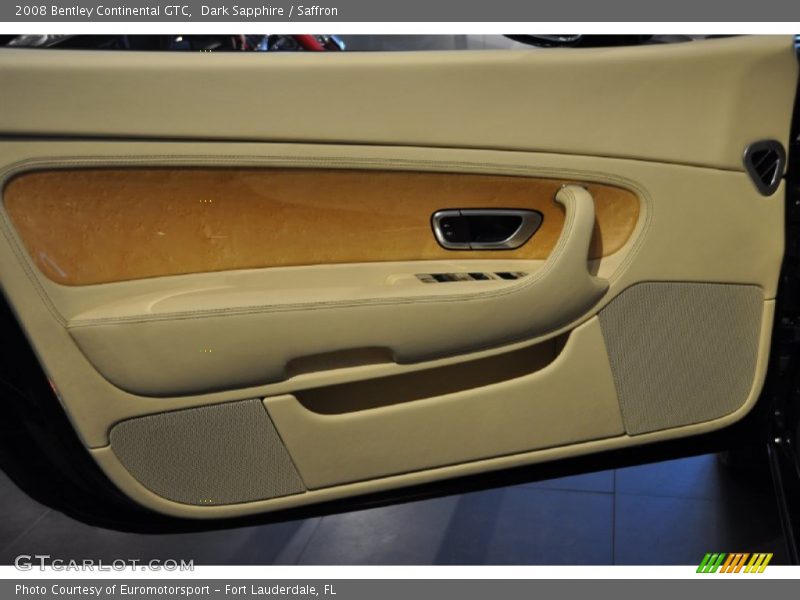 Dark Sapphire / Saffron 2008 Bentley Continental GTC