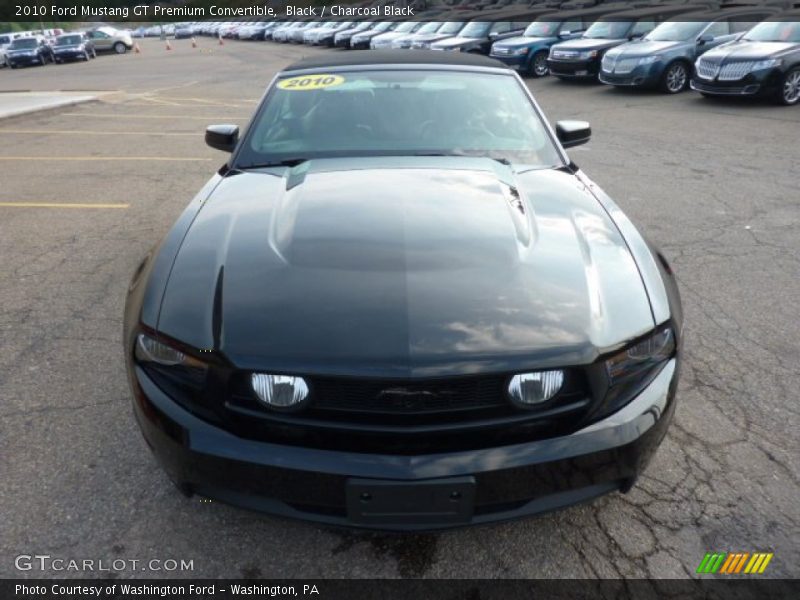Black / Charcoal Black 2010 Ford Mustang GT Premium Convertible