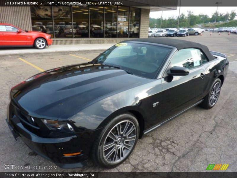 Black / Charcoal Black 2010 Ford Mustang GT Premium Convertible